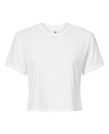 Next Level 1580 Women's Ideal Crop Top – Women's 4 oz./yd², 60/40 combed ring-spun cotton | XS–3XL