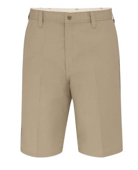 Dickies LR30EXT Men’s 11” Industrial Flat Front Shorts (Extended Sizes) – 7.75 oz. 65/35 Polyester/Cotton StayDark® Twill