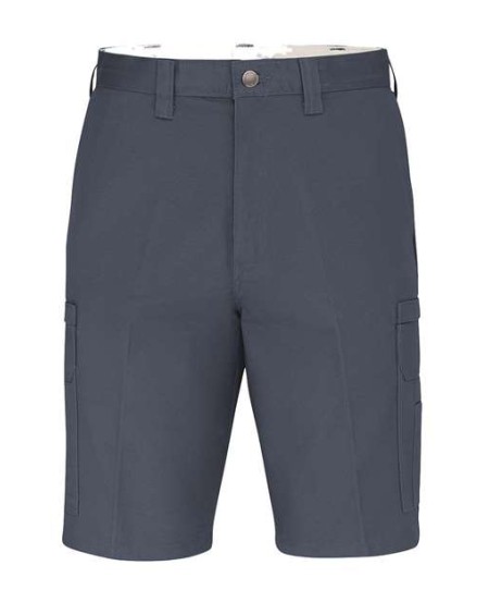 Dickies LR33EXT Men’s 11” Industrial Cotton Cargo Shorts (Extended Sizes) – 8.5 oz. 100% Cotton Vat Dyed Twill StayDark®