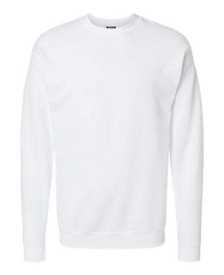 Hanes RS160 Perfect Sweats Crewneck Sweatshirt – Unisex 8.5 oz. 80/20 Cotton/Poly DTG Fleece | S–5XL