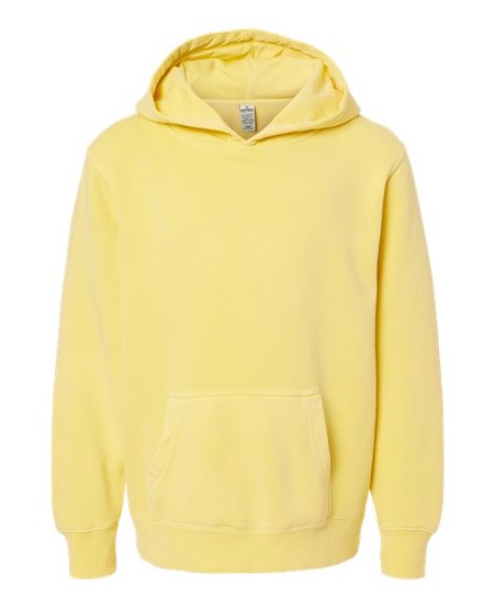 Independent Trading Co. PRM1500Y Youth Midweight Pigment-Dyed Hooded Sweatshirt – 9 oz. Youth Pullover hoodie | XS–XL (Youth)