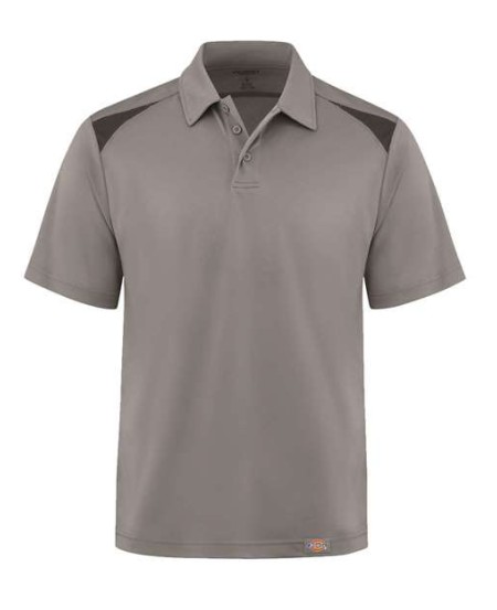 Dickies LS66 Unisex Team Performance Short Sleeve Polo – 6 oz. 100% Polyester Micro Piqué | Moisture-Wicking Colorblock