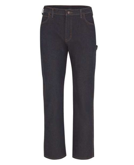 Dickies LU22 Men’s Industrial Flex Carpenter Jeans – 12 oz. 93/6/1 Cotton/Polyester/Elastane Premium FLEX Denim | Triple-Needle | Hammer Loop