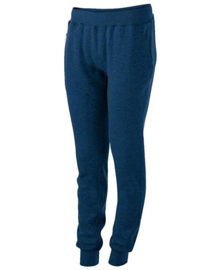 Holloway 229748 Women's Fleece Joggers – 9 oz. 60/40 Cotton/Polyester Athletic Fleece Tapered Ladies' Joggers with Back Patch Pocket | S–3XL