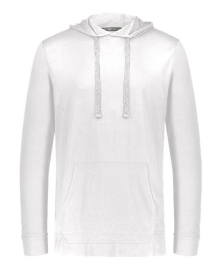 Holloway 222577 Repreve Eco Hooded Sweatshirt – Men's 4.4 oz. 50/25/25 Recycled Poly/Cotton/Modal Soft Knit Hoodie | S–3XL