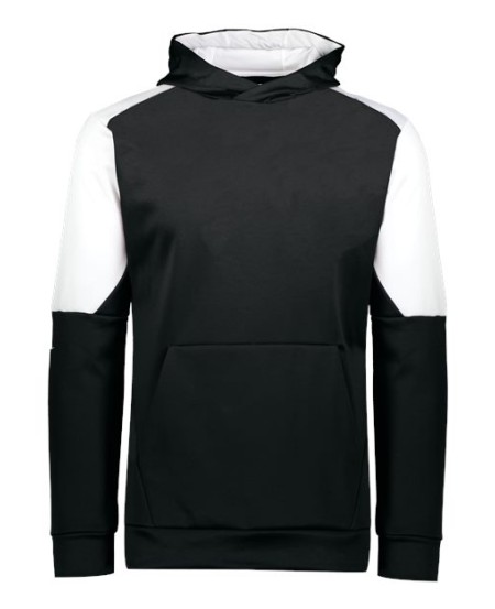 Holloway 222640 Youth Blue Chip Hooded Sweatshirt – 5.9 oz. 100% Polyester Wicking Fleece Youth Hoodie | S–XL