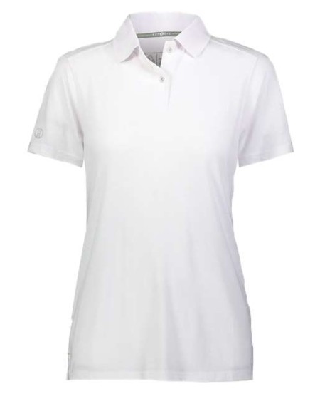 Holloway 222775 Women's Repreve Eco Polo – 4.4 oz. 50/25/25 Recycled Polyester/Cotton/Modal Soft Knit Ladies' Polo