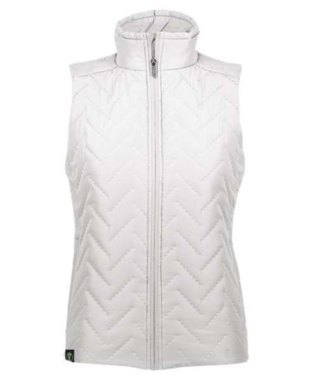 Holloway 229713 Women's Repreve Eco Quilted Vest – 100% Polyester MicroTec Face with Repreve 50% Recycled Polyester Fill Water-Resistant Vest | S–2XL