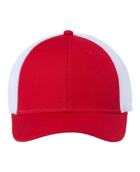 Atlantis Headwear RETH Sustainable Recy Three Trucker Cap – 50/50 Recycled Cotton/Cotton + Recycled Mesh | Adjustable