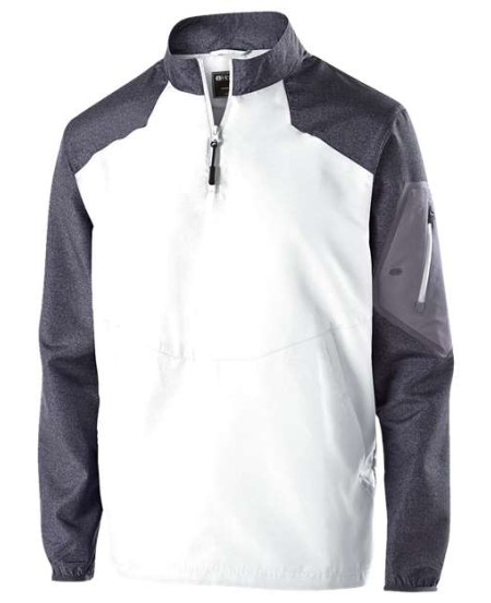 Holloway 229155 Men's Raider Quarter-Zip Jacket – Ultra-Lightweight Aero-Tec™ Polyester DWR No-Noise Quarter-Zip | S–3XL