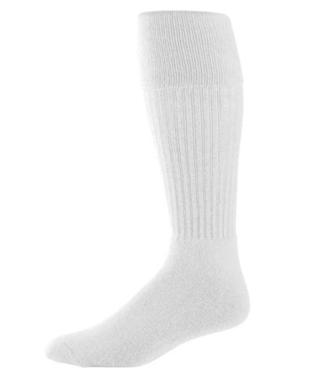 Augusta Sportswear 6031 Soccer Socks – 80% Acrylic/15% Nylon/5% Elastic, Knee-Length Tube Sock