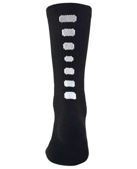 Augusta Sportswear 6091 Colorblocked Crew Socks – Wicking Yarn, Arch Compression, Calf Length