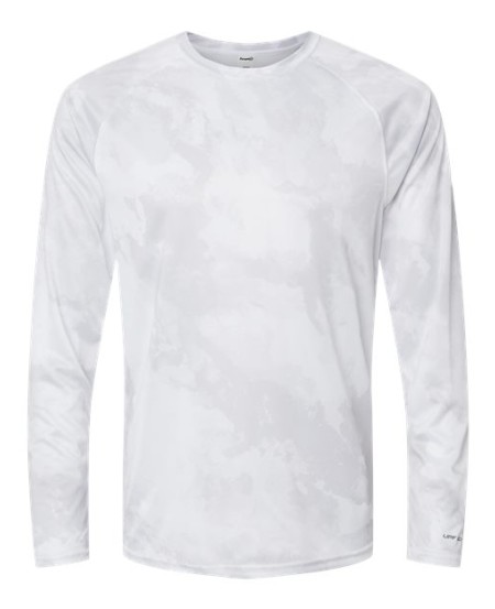Paragon 228 Cabo Unisex Water Camo Long Sleeve Performance T-Shirt – 3.5 oz. Microfiber UPF 50+ Tee | XS–4XL