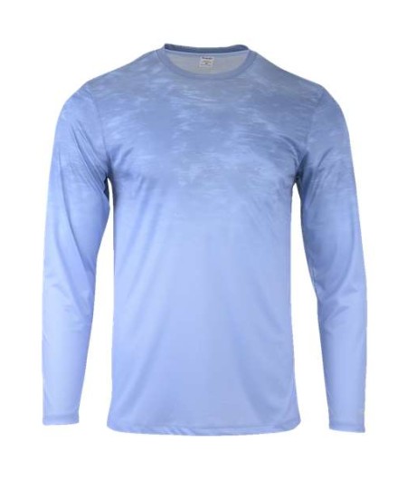 Paragon 229 Montauk Unisex Oceanic Fade Long Sleeve Performance T-Shirt – 4.1 oz. Microfiber UPF 50+ Tee | XS–4XL