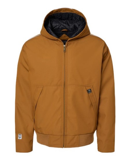 DRI DUCK 5328 Men’s Rubicon Canvas Jacket – 7.1 oz. 100% Polyester GrizzlyTec™ Canvas | 3M™ Thinsulate™ | Storm Shield™ DWR | 3M® Reflective | Three-Piece Hood