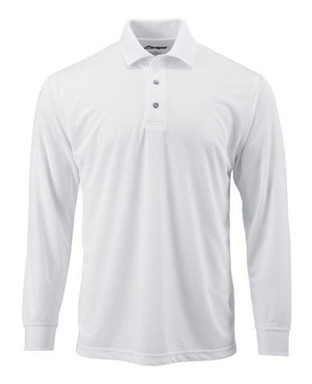 Paragon 110 Prescott Men's Long Sleeve Performance Polo – 4.3 oz. Microfiber UPF 30+ Polo | S–3XL