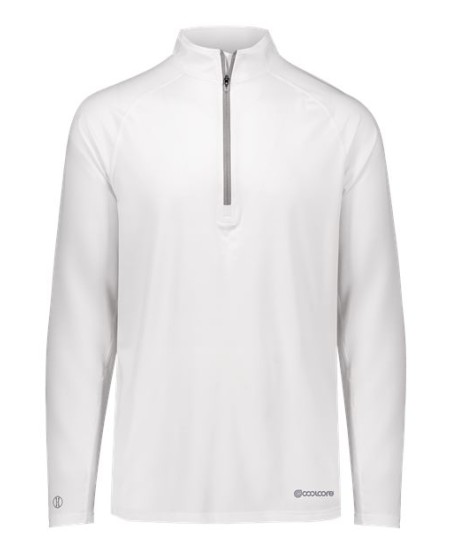 Holloway 222574 Electrify CoolCore Quarter-Zip Pullover – Men's 4.25 oz. 87/13 Poly/Elastane Heathered UPF 50+ Quarter-Zip | S–3XL