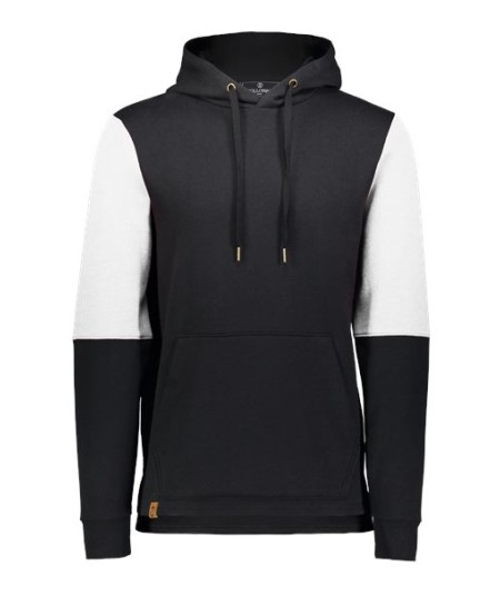 Holloway 222581 All-American Team Fleece Colorblocked Hoodie – Men's 7.6 oz. 55/41/4 Poly/Cotton/Rayon Fleece Hoodie | S–3XL
