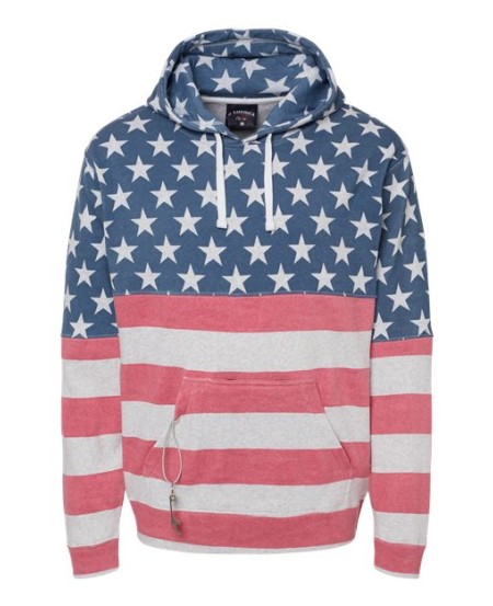 J. America 8815 Men's Tailgate Hooded Sweatshirt – 9 oz. Men's pullover hoodie | S–3XL
