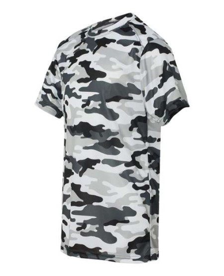 Badger 2181 Youth Camo T-Shirt – 100% Sublimated Polyester Moisture-Management Youth Performance Tee with Traditional Camo Print | XS–XL