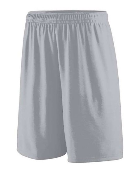 Augusta Sportswear 1420 Men's Training Shorts – 3.4 oz. 100% Polyester Wicking Knit, 9