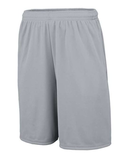 Augusta Sportswear 1428 Men's Training Shorts with Pockets – 3.4 oz. 100% Polyester Wicking Knit, 9