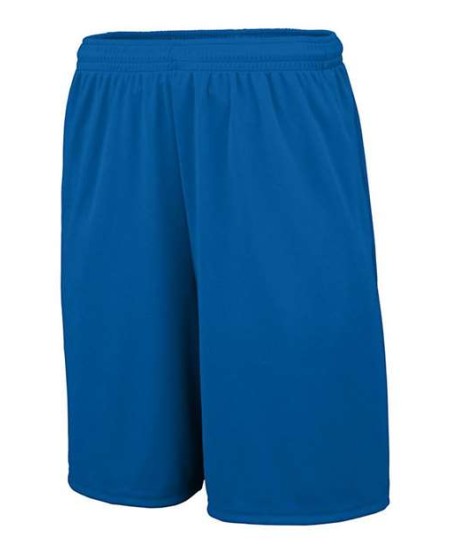 Augusta Sportswear 1429 Youth Training Shorts with Pocket – 100% Polyester Wicking Knit | Youth