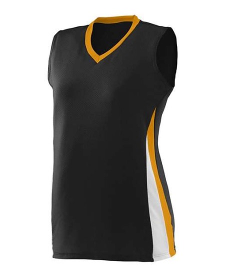 Augusta Sportswear 1356 Girls' Tornado Jersey – 92/8 Polyester/Spandex Pinhole Mesh | XS–L