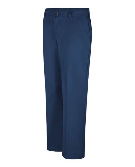 Red Kap PC45 Women's Plain Front Cotton Pants – 7.5 oz. 100% Cotton Twill, Button Front | Multiple Colors