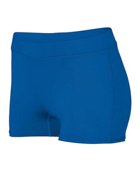Augusta Sportswear 1233 Girls' Dare Shorts – 88/12 Polyester/Spandex Wicking Knit Athletic Shorts, 2.5