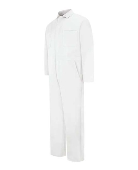 Red Kap CC14 Men's Snap-Front Cotton Coverall – 8.5 oz. 100% Cotton Twill, Pre-Shrunk | 36–56
