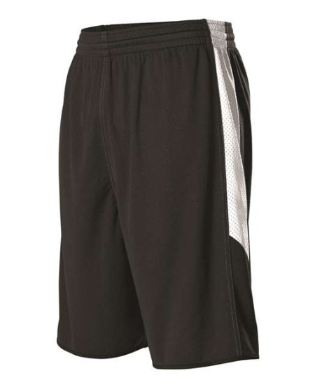 Alleson Athletic 589PSP Men's Single Ply Reversible Basketball Shorts – NFHS Legal Bonded Mock Mesh | S–3XL