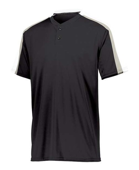 Augusta Sportswear 1558 Youth Power Plus Jersey 2.0 – 100% Polyester Moisture-Wicking Two-Button Baseball Jersey | S–L