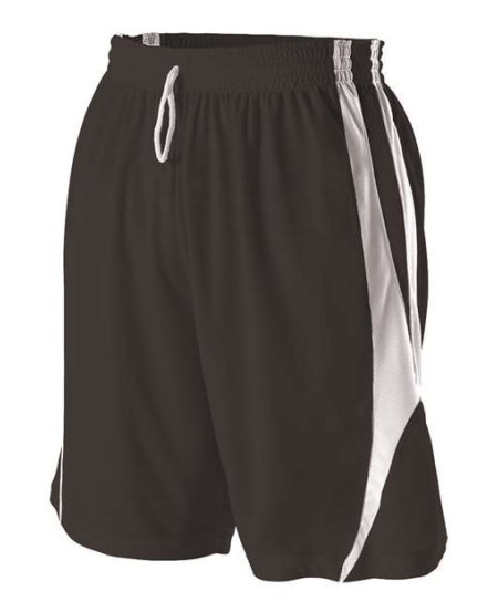 Alleson Athletic 54MMP Men's Reversible Basketball Shorts – 100% Mock Mesh Cationic Polyester Double-Ply Reversible | S–3XL