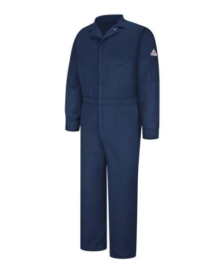 Bulwark CLD4T Men's Tall Lightweight Deluxe Coverall – EXCEL FR ComforTouch 6 oz./yd² Sateen 88/12 FR | Tall 42–58