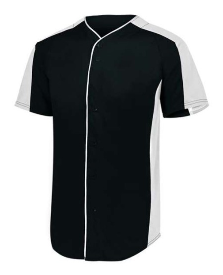 Augusta Sportswear 1656 Youth Full Button Baseball Jersey – Propelit Micromesh Polyester Wicking Youth Jersey | S–XL