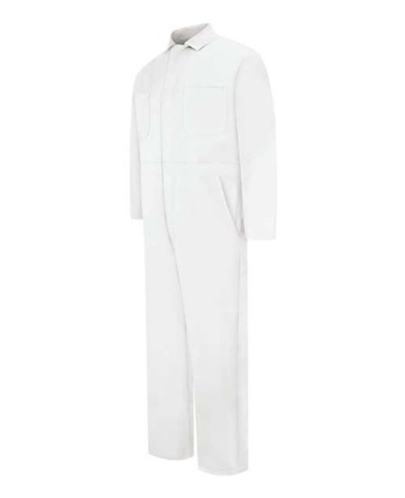 Red Kap CC14T Men's Tall Snap-Front Cotton Coverall – 8.5 oz. 100% Cotton Twill, Pre-Shrunk | Tall Sizes