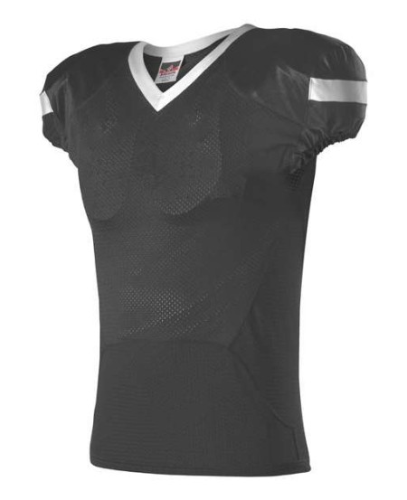 Alleson Athletic 754Y Youth Pro Flex Cut Belt Length Football Jersey – Multi-Zone Fabric with 4-Way Stretch Bottom | S–XL