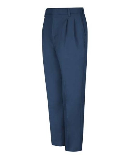 Red Kap PT38 Men's Pleated Twill Slacks – 7.5 oz. 65/35 Poly/Cotton Twill, Touchtex, Pleated Front | 4 Colors