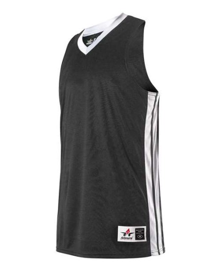 Alleson Athletic 538JY Youth Single Ply Basketball Jersey – 100% Microfiber Cationic Polyester Slim Fit NFHS Legal | Youth S–XL