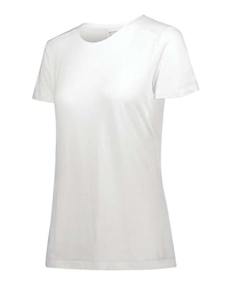 Augusta Sportswear 3067 Women's Triblend T-Shirt – 3.8 oz. 50/38/12 Poly/Cotton/Rayon Crewneck Tee | XS–3XL