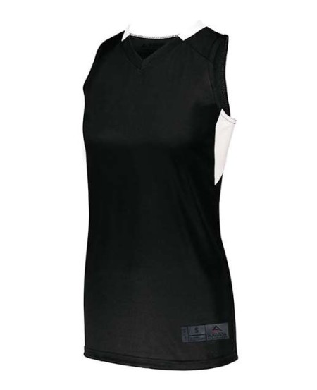 Augusta Sportswear 1732 Women's Step-Back Basketball Jersey – Moisture-Wicking Polyester NFHS-Compliant Women's Jersey | XS–2XL