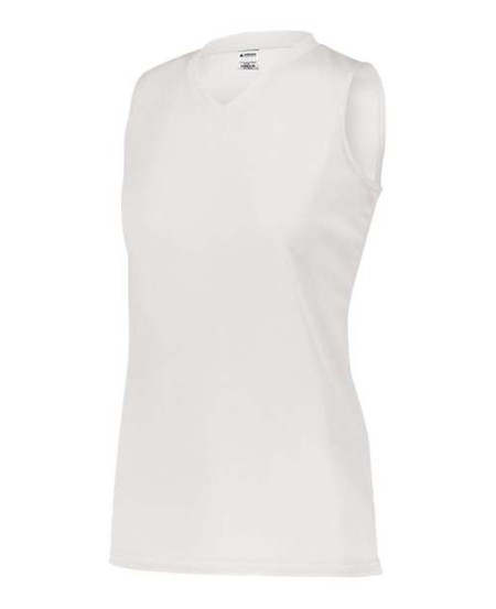 Augusta Sportswear 4794 Women's Sleeveless Wicking Attain Jersey – 100% Poly Wicking Knit | S–2XL