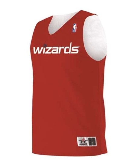 Alleson Athletic A115LY Youth NBA Logo'd Reversible Jersey – 70-Denier Tricot Mesh Basketball Jersey