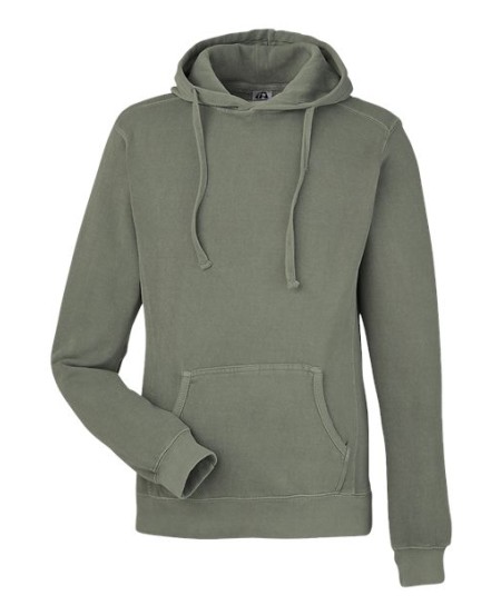 J. America 8730 Unisex Pigment-Dyed Fleece Hooded Sweatshirt – 7.5 oz. Unisex Pullover hoodie | S–3XL
