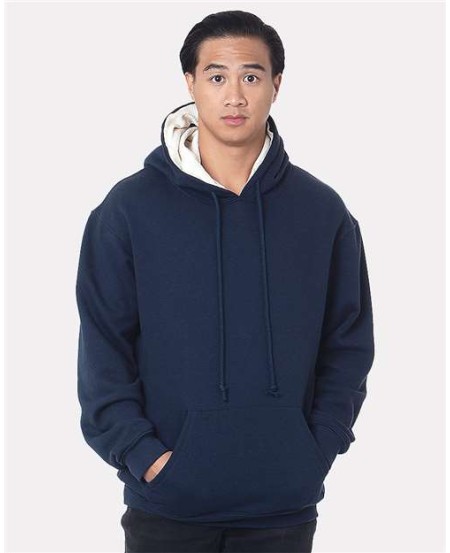 Bayside 930 Unisex USA-Made Super Heavy Thermal Lined Hooded Sweatshirt – 17 oz. Dual-Layer Fleece + Waffle Thermal Interior | S–5XL