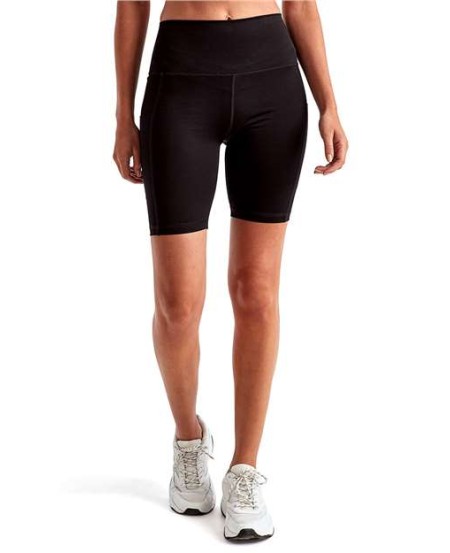 TriDri TD046 Women's Performance Compression Shorts – 8 oz. 90/10 Recycled Polyester/Elastane | XS–2XL