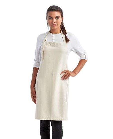 Artisan Collection by Reprime RP122 Regenerate Recycled Bib Apron – 8.1 oz. All-Recycled Content | One Size