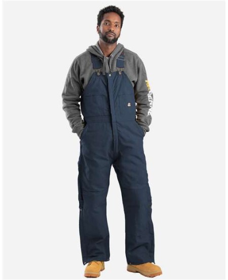 Berne Apparel B415T Men's Tall Heritage Insulated Bib Overall – 10 oz. Super-Duty 100% Cotton Duck Shell with Medium-Weight Insulation | Tall Sizing MT–6XLT