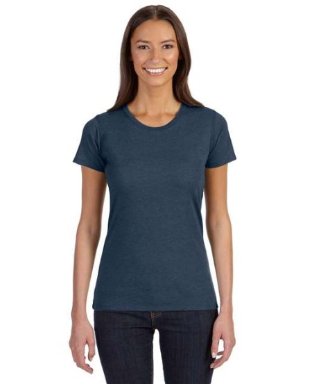 econscious EC3800 Women’s Eco Blend T-Shirt – 4.25 oz. 60/40 Organic Cotton/Recycled Polyester Washed Jersey | Women’s Fit | Heathered